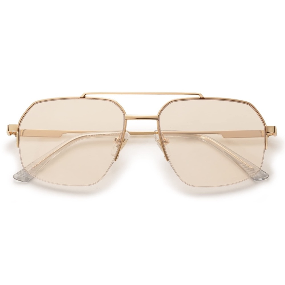 NIB- SOJOS Trendy Aviator Sunglasses Metallic